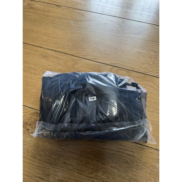 Highway 21 Leather Vest Mens Large Black Motorcycle Side Lace Streetwear Travel - Picture 13 of 13